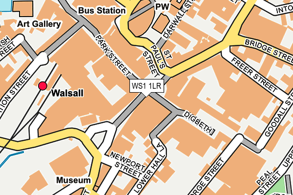 WS1 1LR map - OS OpenMap – Local (Ordnance Survey)