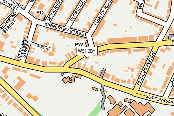 WS1 2BY map - OS OpenMap – Local (Ordnance Survey)