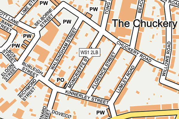 WS1 2LB map - OS OpenMap – Local (Ordnance Survey)