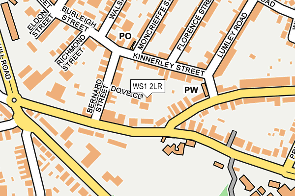 WS1 2LR map - OS OpenMap – Local (Ordnance Survey)