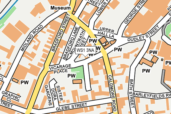 WS1 3NA map - OS OpenMap – Local (Ordnance Survey)