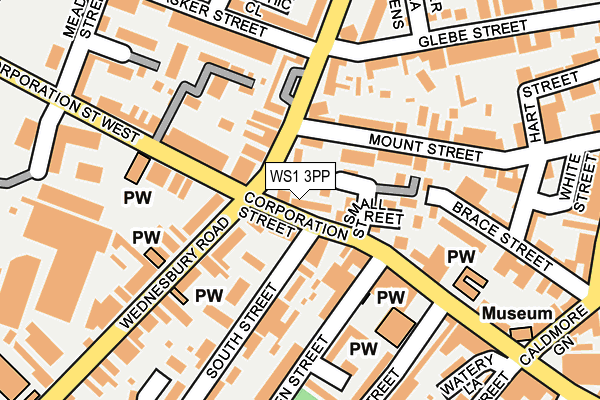 WS1 3PP map - OS OpenMap – Local (Ordnance Survey)