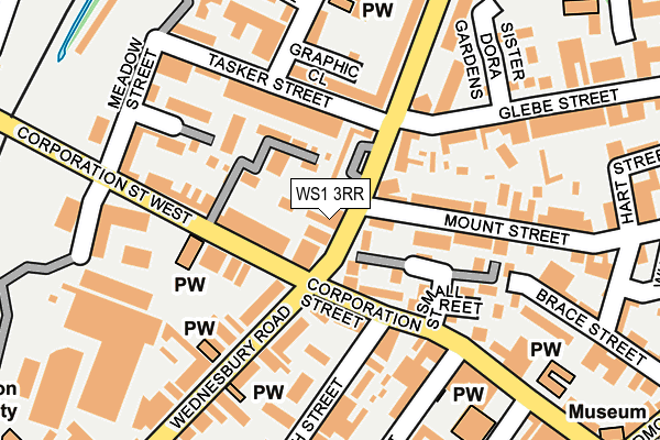 WS1 3RR map - OS OpenMap – Local (Ordnance Survey)