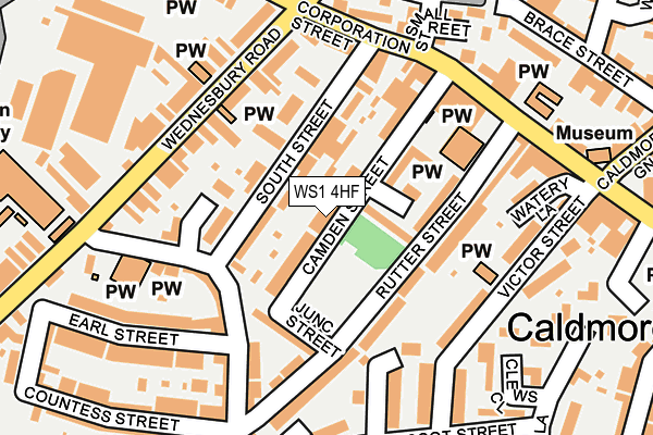WS1 4HF map - OS OpenMap – Local (Ordnance Survey)