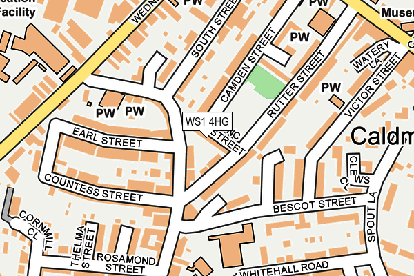 WS1 4HG map - OS OpenMap – Local (Ordnance Survey)
