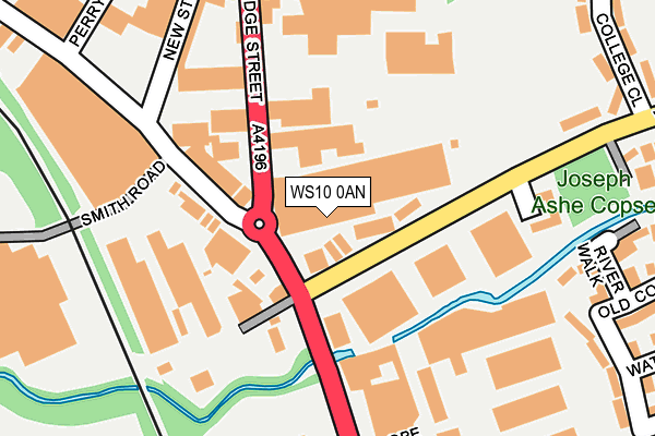 WS10 0AN map - OS OpenMap – Local (Ordnance Survey)