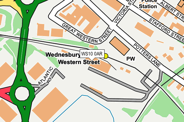 WS10 0AR map - OS OpenMap – Local (Ordnance Survey)