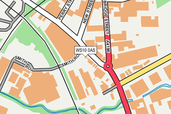 WS10 0AS map - OS OpenMap – Local (Ordnance Survey)