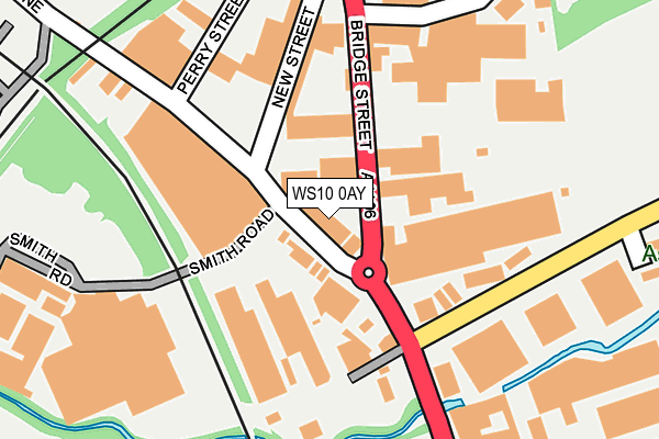 WS10 0AY map - OS OpenMap – Local (Ordnance Survey)