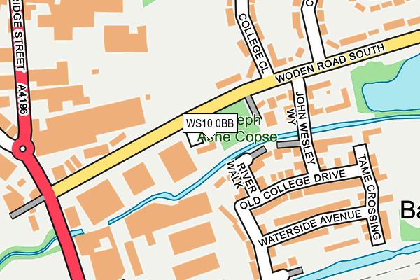 WS10 0BB map - OS OpenMap – Local (Ordnance Survey)