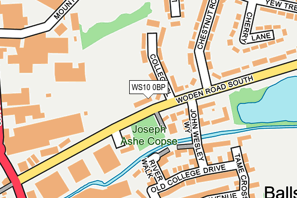 WS10 0BP map - OS OpenMap – Local (Ordnance Survey)