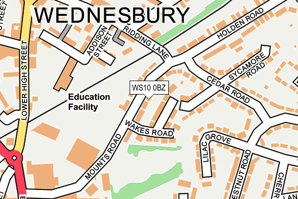 Map of K & S RUBBER ROOFING LTD at local scale