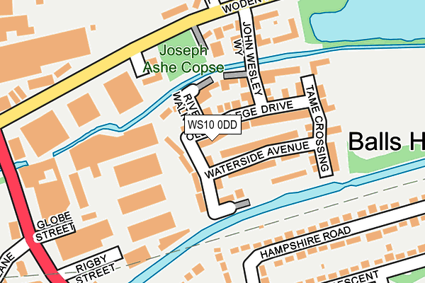 Map of JJK PROPERTY RENTALS LTD at local scale