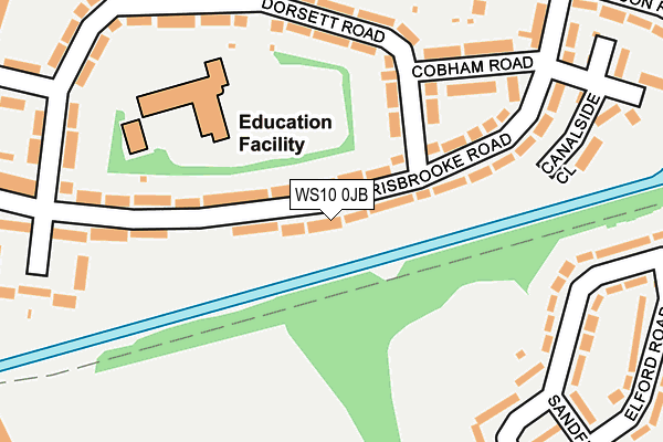 WS10 0JB map - OS OpenMap – Local (Ordnance Survey)