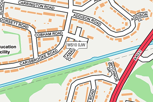 WS10 0JW map - OS OpenMap – Local (Ordnance Survey)