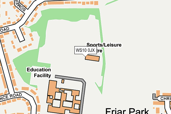 WS10 0JX map - OS OpenMap – Local (Ordnance Survey)