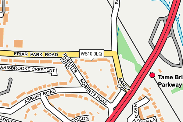 WS10 0LQ map - OS OpenMap – Local (Ordnance Survey)