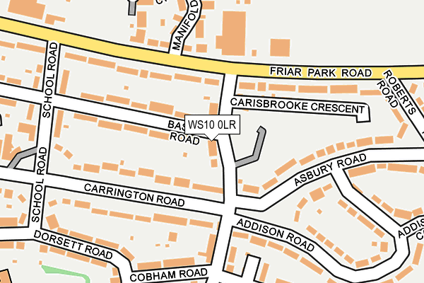 WS10 0LR map - OS OpenMap – Local (Ordnance Survey)