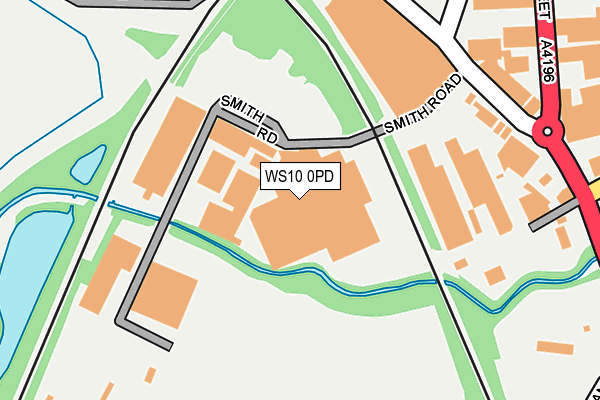 Map of IS-NET LTD at local scale