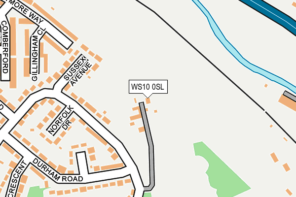 WS10 0SL map - OS OpenMap – Local (Ordnance Survey)