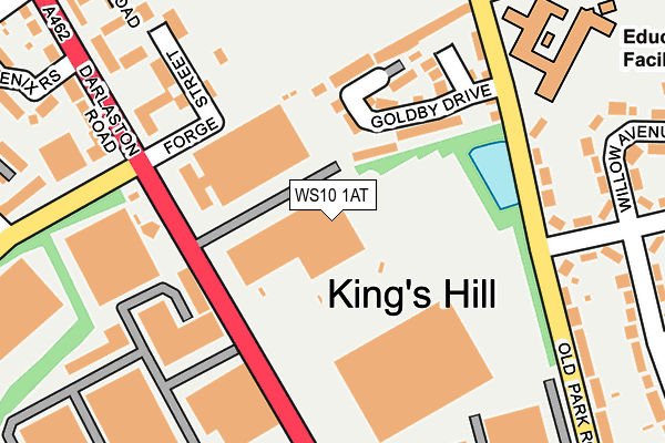 WS10 1AT map - OS OpenMap – Local (Ordnance Survey)