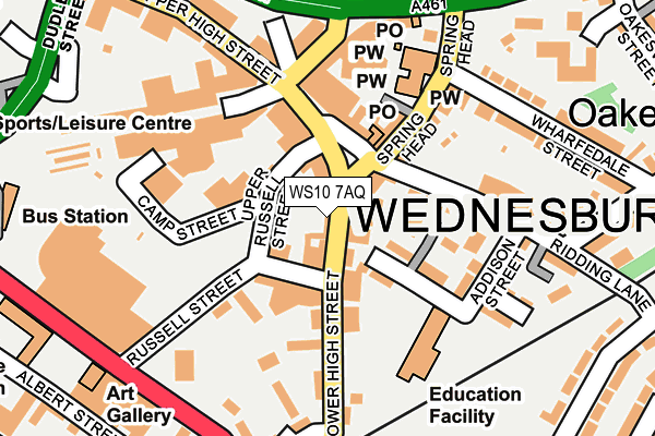WS10 7AQ map - OS OpenMap – Local (Ordnance Survey)