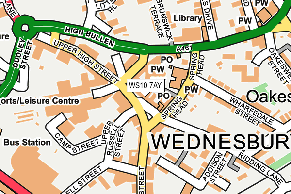WS10 7AY map - OS OpenMap – Local (Ordnance Survey)