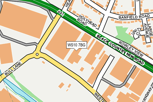 WS10 7BG map - OS OpenMap – Local (Ordnance Survey)