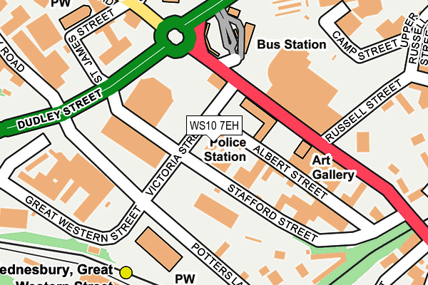 WS10 7EH map - OS OpenMap – Local (Ordnance Survey)
