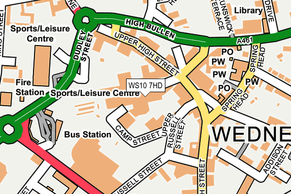 WS10 7HD map - OS OpenMap – Local (Ordnance Survey)
