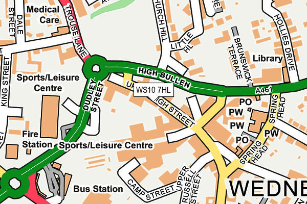 WS10 7HL map - OS OpenMap – Local (Ordnance Survey)