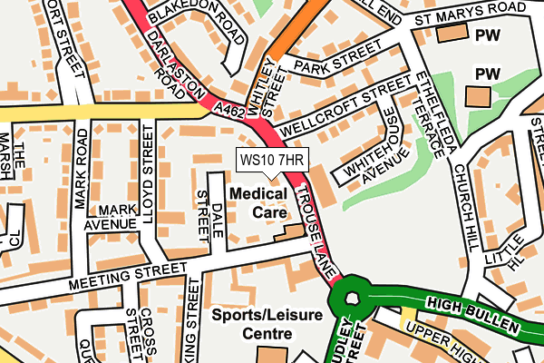 WS10 7HR map - OS OpenMap – Local (Ordnance Survey)