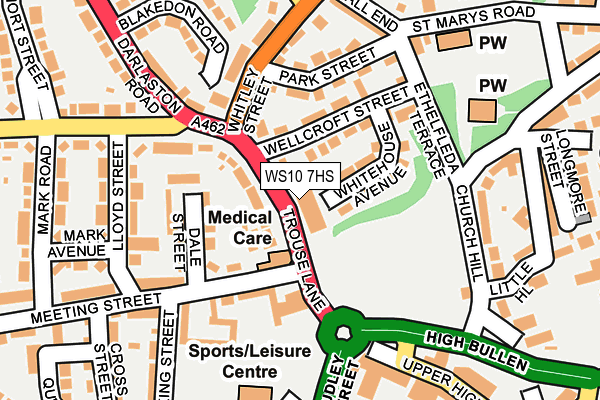 WS10 7HS map - OS OpenMap – Local (Ordnance Survey)