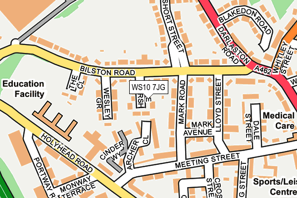 WS10 7JG map - OS OpenMap – Local (Ordnance Survey)