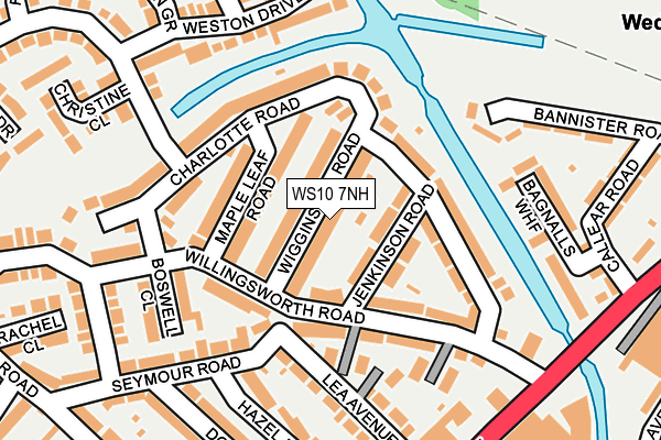 WS10 7NH map - OS OpenMap – Local (Ordnance Survey)