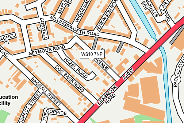 WS10 7NP map - OS OpenMap – Local (Ordnance Survey)
