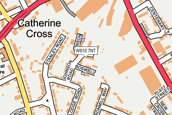 WS10 7NT map - OS OpenMap – Local (Ordnance Survey)