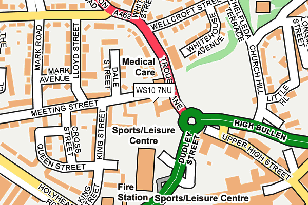 WS10 7NU map - OS OpenMap – Local (Ordnance Survey)