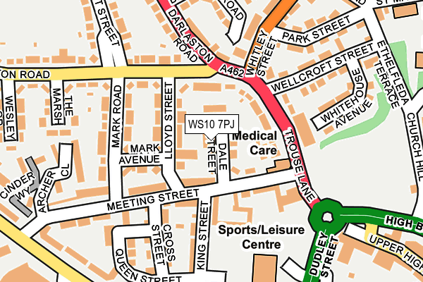 WS10 7PJ map - OS OpenMap – Local (Ordnance Survey)