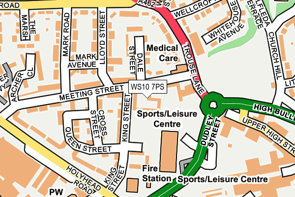 WS10 7PS map - OS OpenMap – Local (Ordnance Survey)