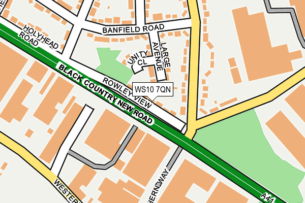 WS10 7QN map - OS OpenMap – Local (Ordnance Survey)