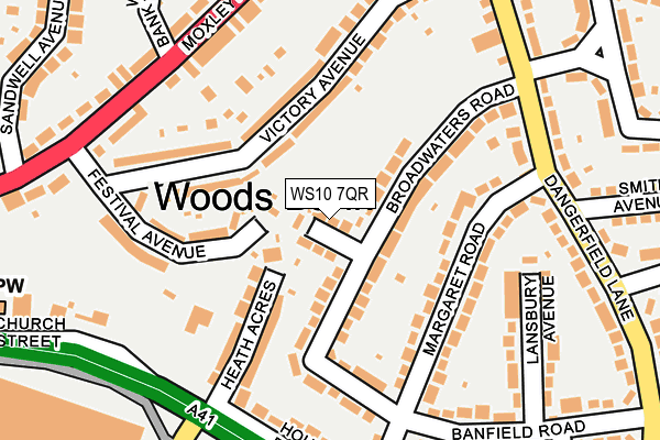 WS10 7QR map - OS OpenMap – Local (Ordnance Survey)