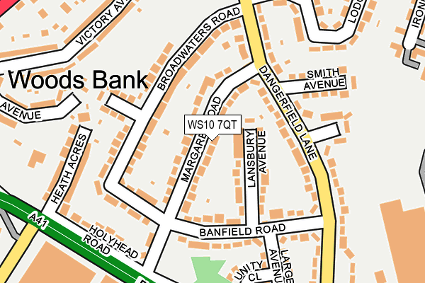 WS10 7QT map - OS OpenMap – Local (Ordnance Survey)