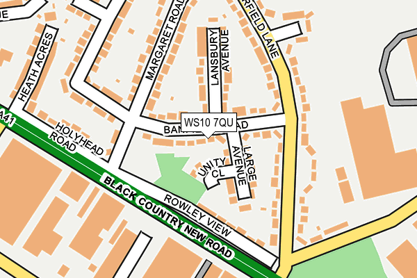 WS10 7QU map - OS OpenMap – Local (Ordnance Survey)