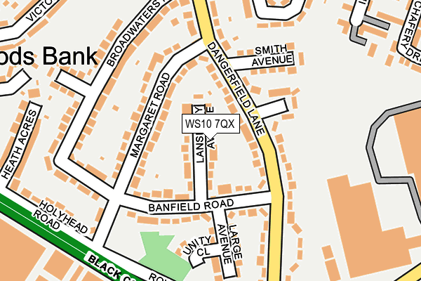 WS10 7QX map - OS OpenMap – Local (Ordnance Survey)