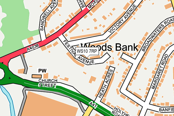 WS10 7RP map - OS OpenMap – Local (Ordnance Survey)