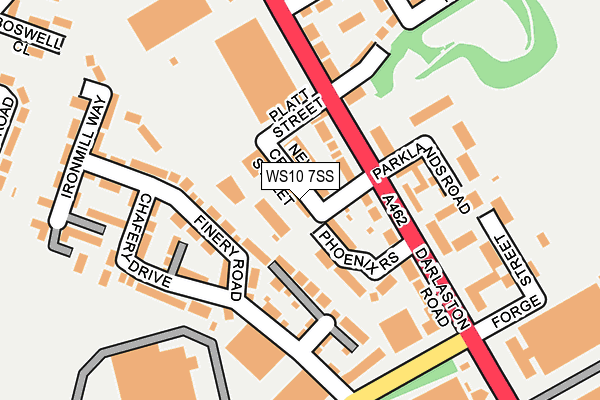 WS10 7SS map - OS OpenMap – Local (Ordnance Survey)