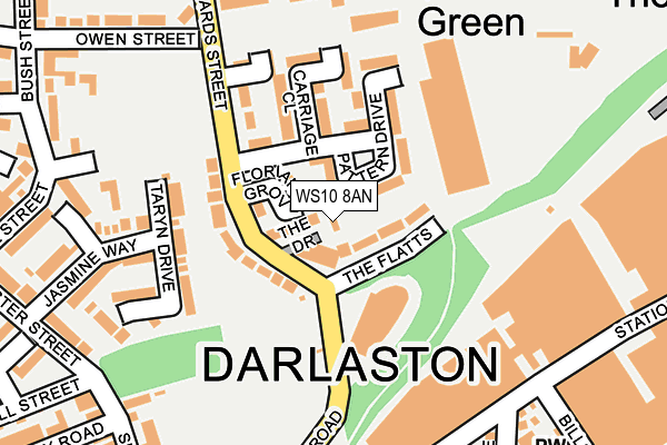 WS10 8AN map - OS OpenMap – Local (Ordnance Survey)