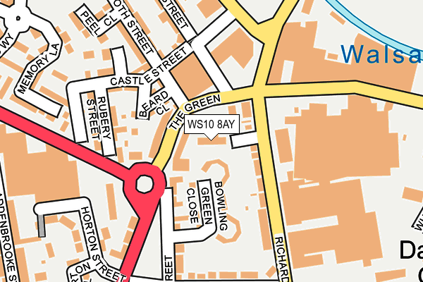 WS10 8AY map - OS OpenMap – Local (Ordnance Survey)