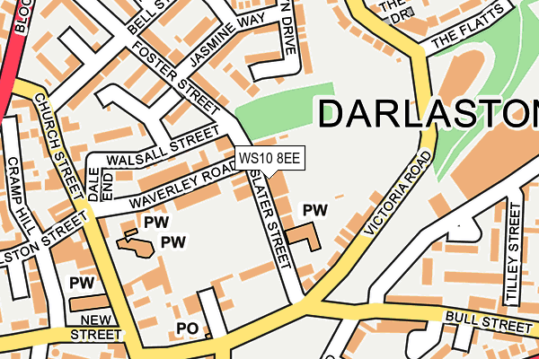 WS10 8EE map - OS OpenMap – Local (Ordnance Survey)